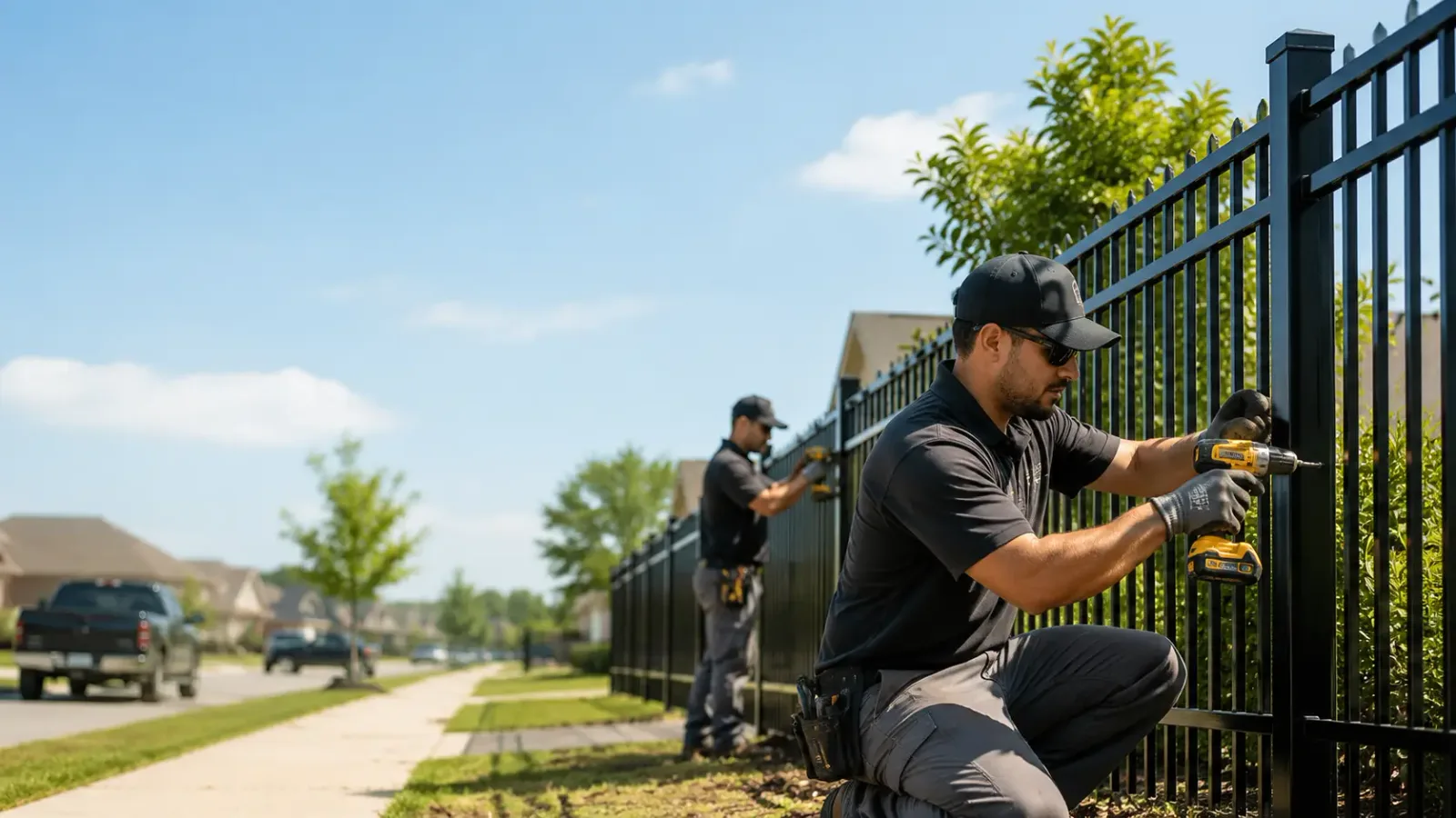 Metal Fence Installation in Caldwell, TX